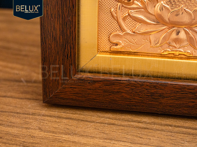 Tranh Bác Giáp bằng đồng đỏ 20x15cm